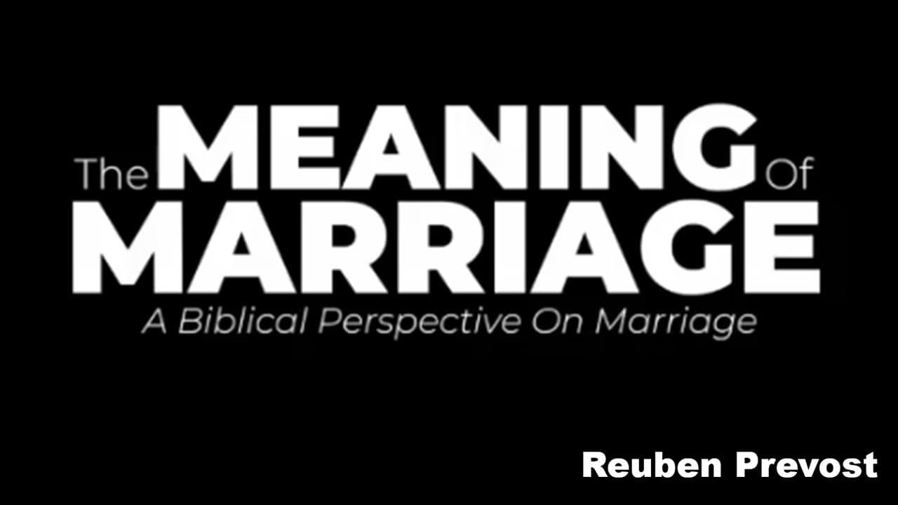 The Meaning of Marriage The Meaning of Marriage